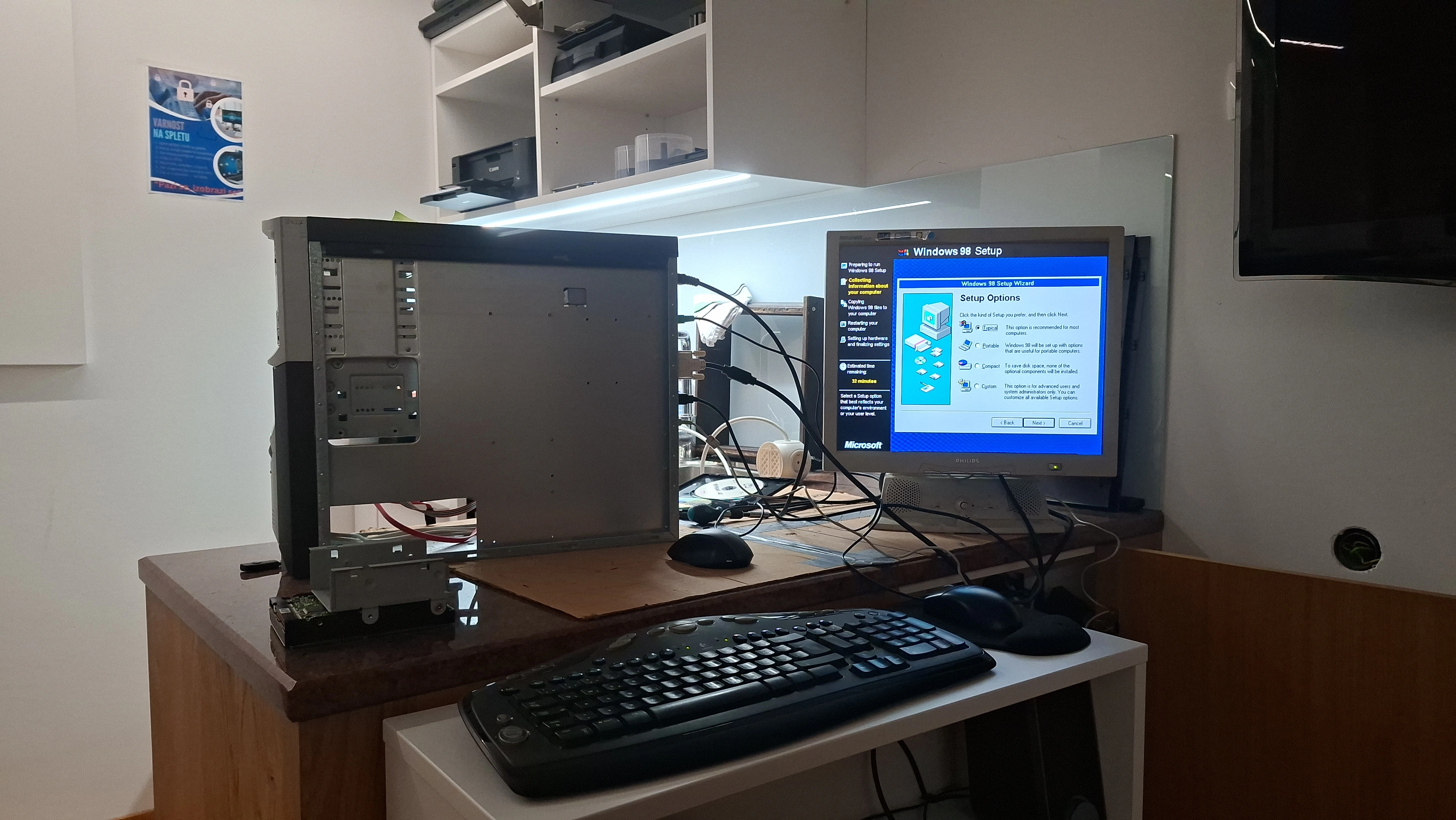 Nameščanje Windows 98