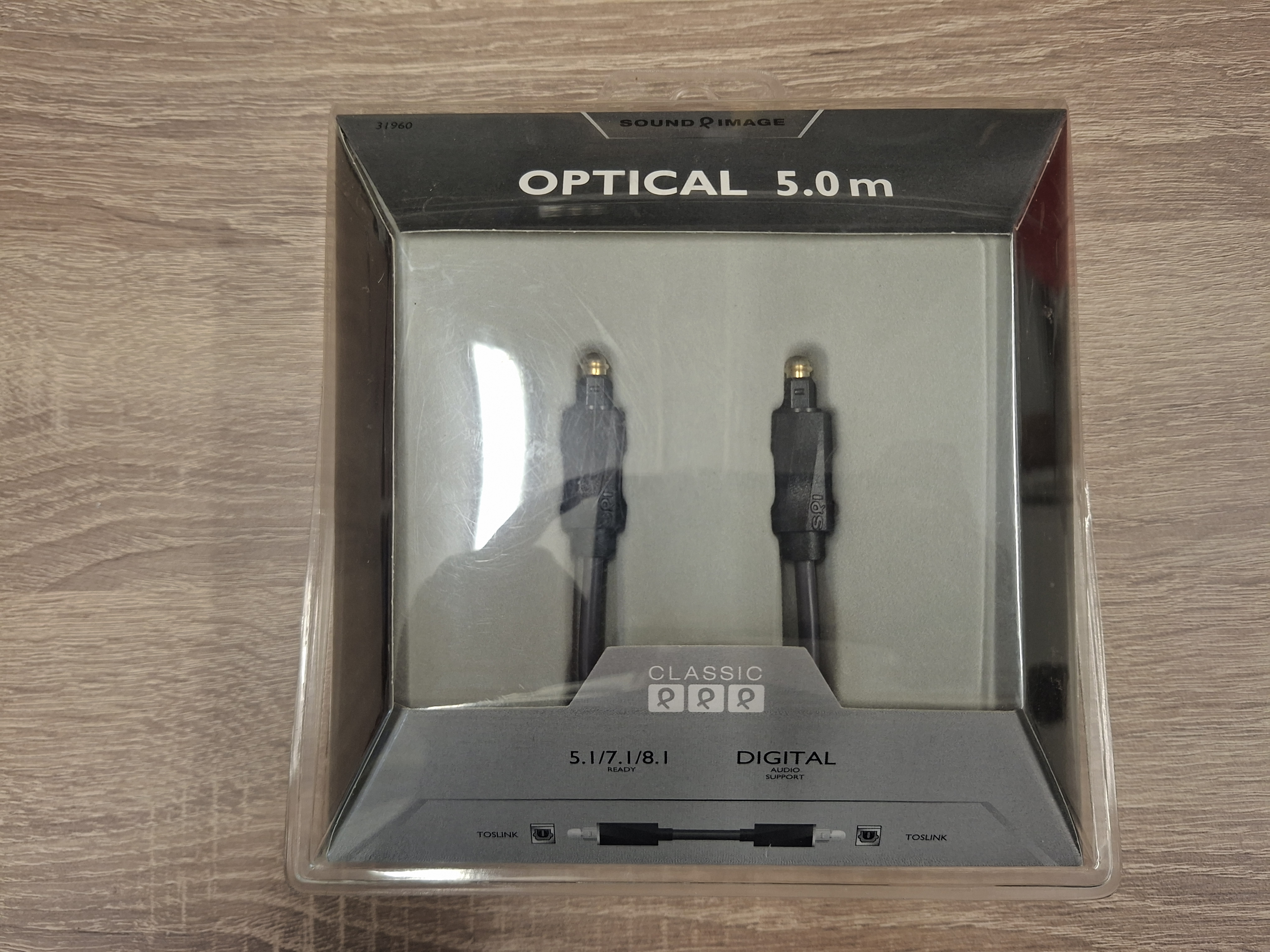Sound & Image Toslink - Toslink 5.0m